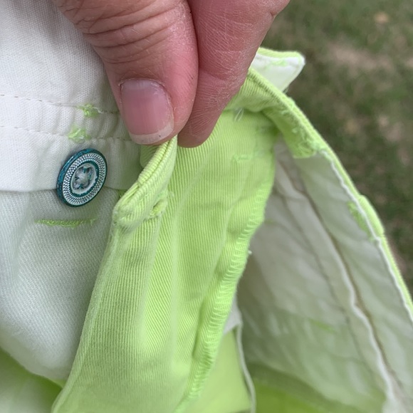 POLO Ralph Lauren Highlighter Green Shorts Size 2 - Picture 7 of 10
